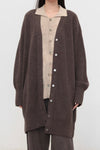 Mutedance 24 Autumn and Winter Button Cashmere Sweater MD-MD24FW126-BROWN MD24FW125 MD24FW126